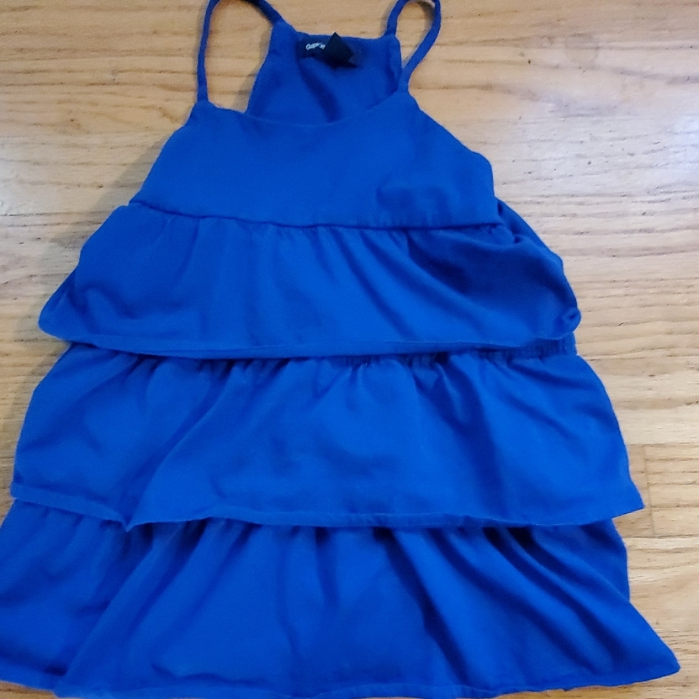 Gap kids layered navy tank top